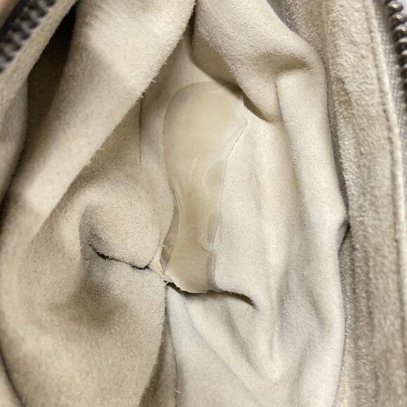 Auth GUCCI Horsebit 319795 White Dark Gray Leather - Tote Bag - Picture 13 of 16